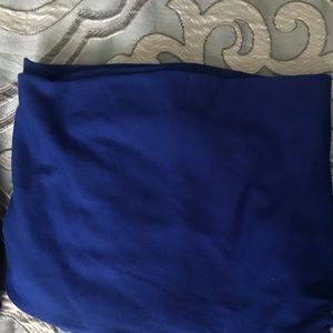 Royal blue solid leggings